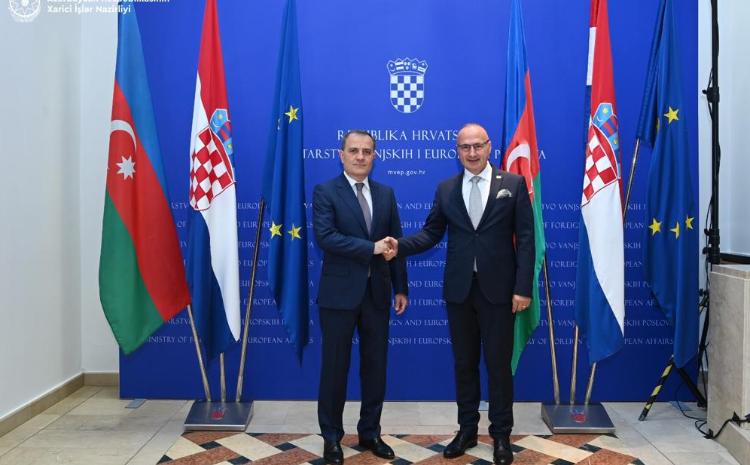 Ceyhun Bayramov Xorvatiyanın xarici və Avropa işləri nazirini regiondakı reallıqlar barədə məlumatlandırıb 