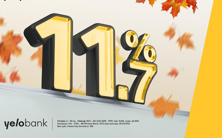 Не пропустите осеннее предложение от Yelo Bank 