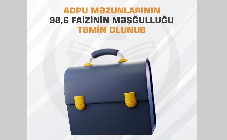 ADPU məzunlarının 98,6 faizinin məşğulluğu təmin olunub 