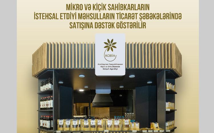 Daha iki marketdə mikro və kiçik sahibkarlıq subyektlərinin istehsal etdikləri məhsulların satışı təşkil olunub 