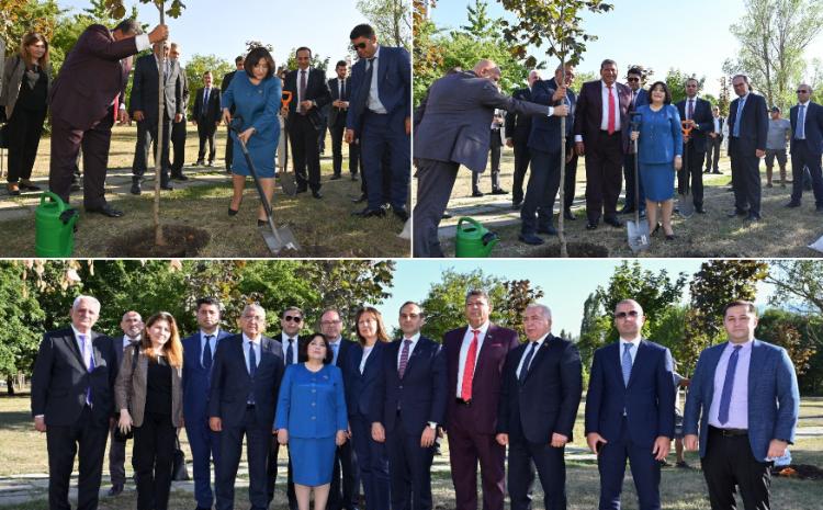 Milli Majlis Delegation at the Tree Planting Action in Bulgaria to Honour Centenary of National Leader Heydar Aliyev 