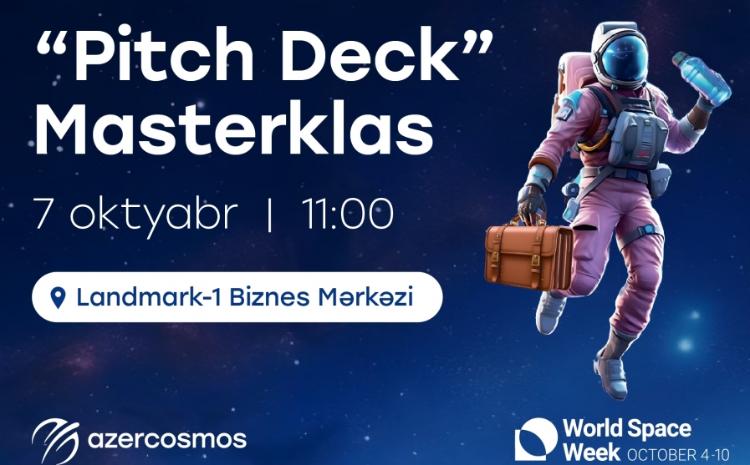 Kosmos sahəsində startapların qurulmasına həsr olunmuş master-klas keçiriləcək 