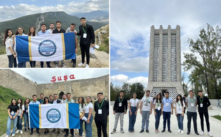 Члены молодёжной организации БГУ побывали в Шуше 