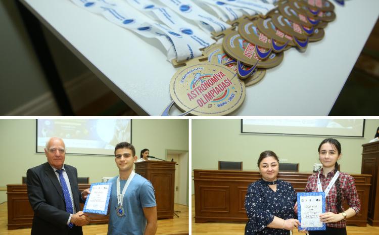 III Məktəblilərarası Astronomiya Olimpiadasının qaliblərinin mükafatlandırılma mərasimi 