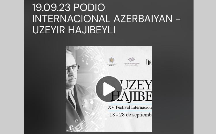 Perunun 102.7 FM "Üzeyir Hacıbəyli XV Beynəlxalq Musiqi Festivalı" çərçivəsində musiqi proqramı səsləndirilib 