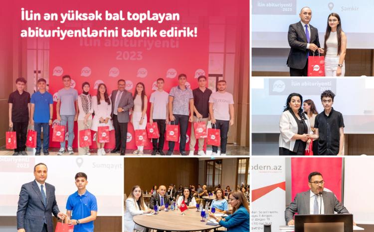 "Nar" оказал поддержку образованию: награждены абитуриенты набравшие самые высокие баллы 