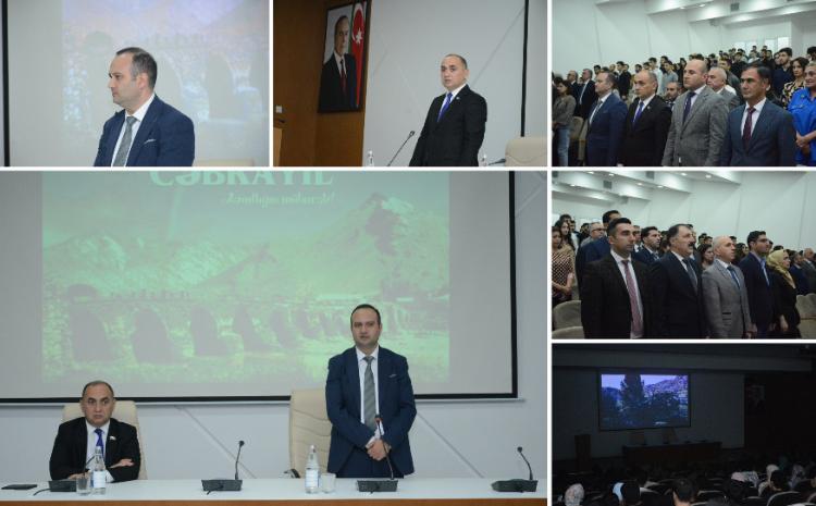 Cəbrayıl Gününə həsr olunmuş tədbir keçirilib 