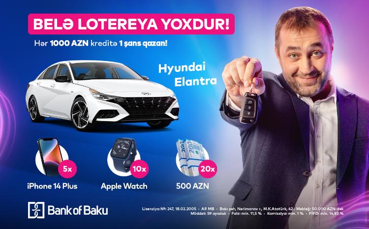 Avtomobil qazanmaq istəyənlərin nəzərinə! 