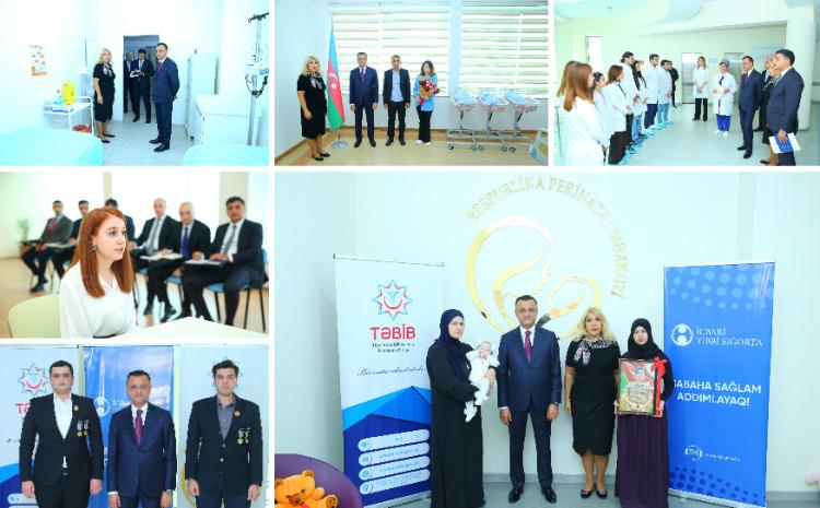 Vüqar Qurbanov Respublika Perinatal Mərkəzinin işçiləri ilə görüşüb 