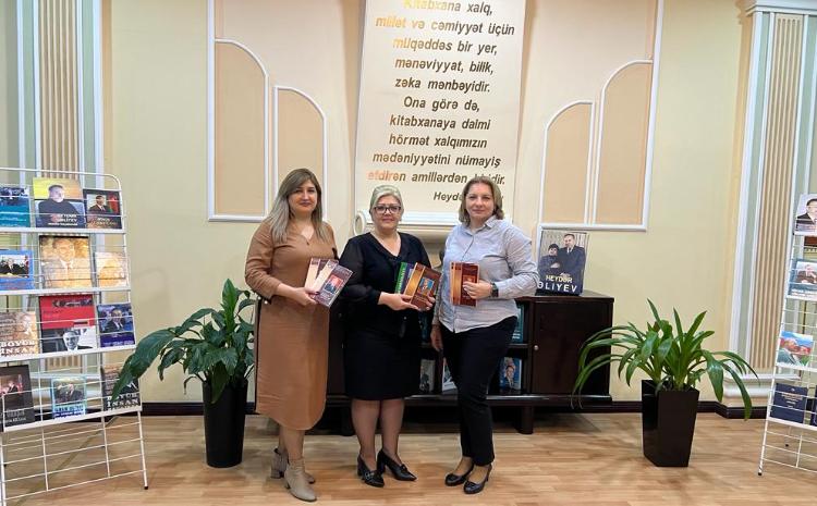 MEK-in tərtibatında olan biblioqrafik göstəricilər BDU-nun Elmi kitabxanasına hədiyyə edilib 