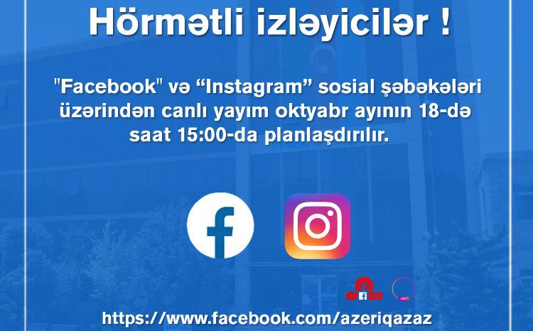 "Azəriqaz" İB rəhbərliyinin növbəti canlı yayımı planlaşdırılır 