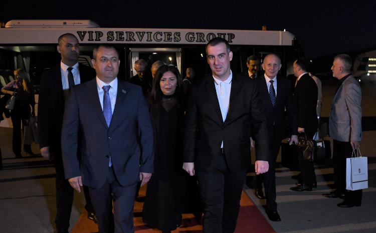 Serbiya Milli Assambleyasının sədri Vladimir Orliç Azərbaycana rəsmi səfərə gəlib 