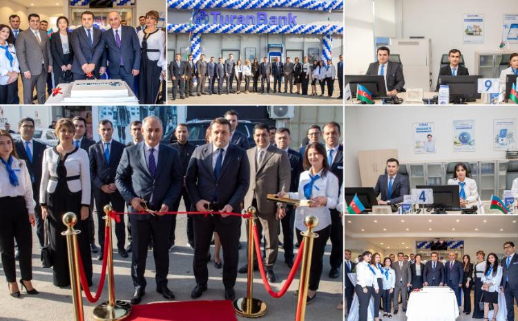 "TuranBank" yeni "Qaradağ" filialı ilə Binə Ticarət Mərkəzində 