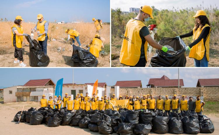 Yelo Bank провел экологическую акцию ради чистого Каспия 