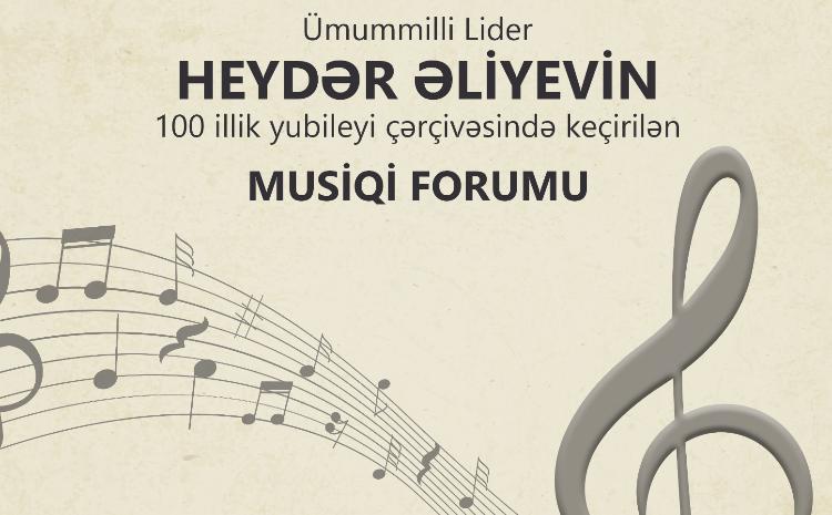 Ölkəmizdə ilk dəfə keçiriləcək Musiqi Forumuna sayılı günlər qaldı 