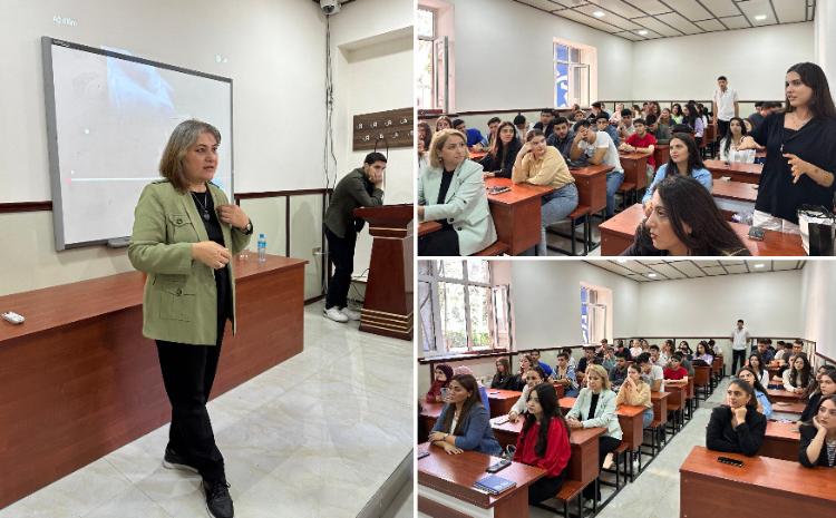 BDU tələbələri tütün məmulatlarının sağlamlığa zərəri barədə məlumatlandırılıb 