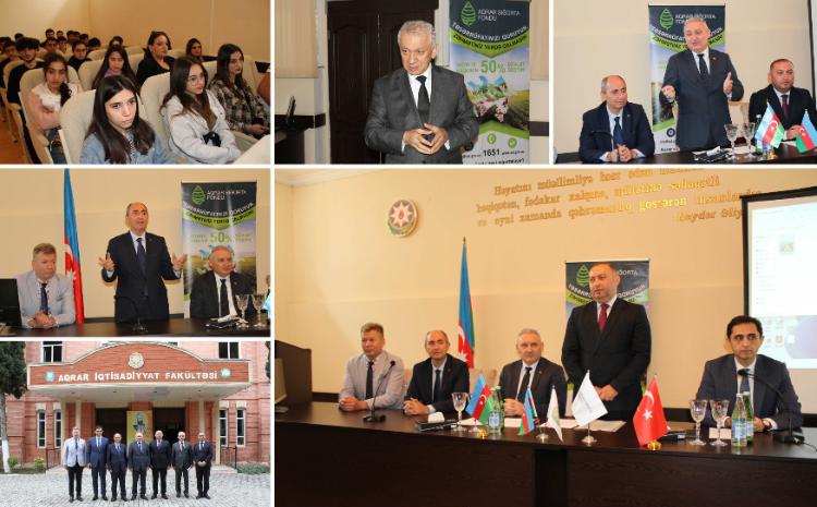 TARSİM nümayəndələri Azərbaycan Dövlət Aqrar Universitetində olublar 