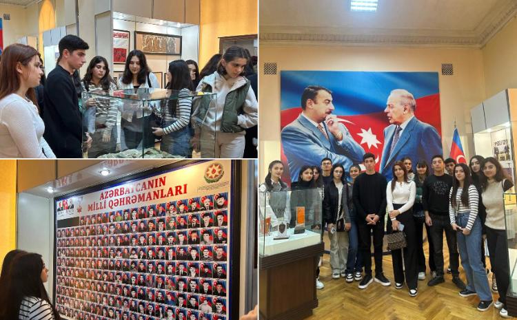 BDU-nun Mexanika-riyaziyyat fakültəsinin tələbələri İstiqlal muzeyində 