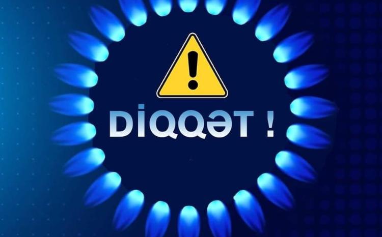 Bu kəndlərdə 3 gün qaz olmayacaq 