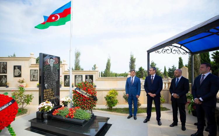 Коллектив ЗАО «AzerGold» почтил память шехида Мухтара Гасымлы 