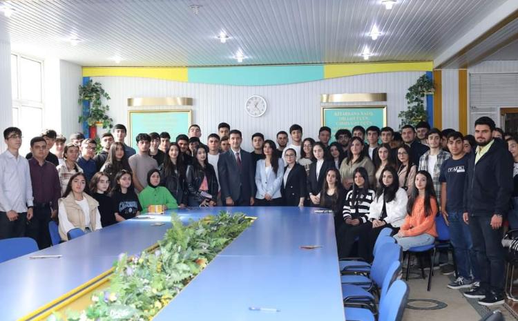 BDU tələbələri insan resursları strategiyası barədə məlumatlandırılıb 