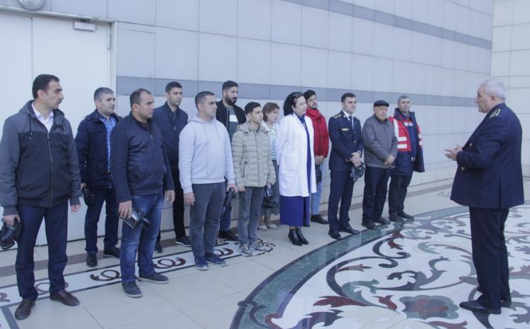 Texnoloji korpusda mülki müdafiə məşqi keçirilib 