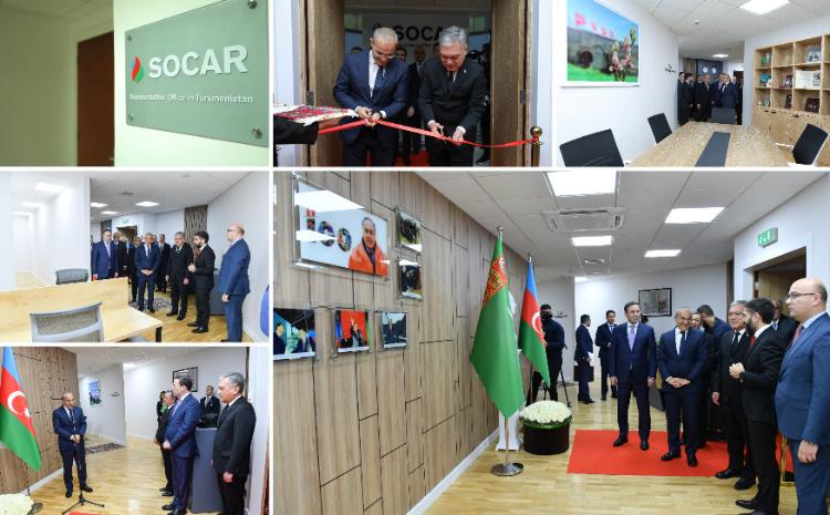 SOCAR-ın Türkmənistandakı nümayəndəliyinin açılışı olub 