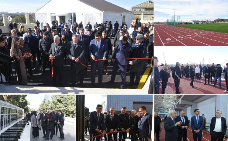 Atletika üzrə yeni məşq bazasının açılışı olub 