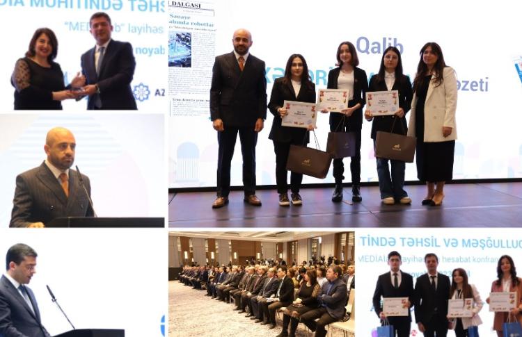 "MEDİAlab" layihəsi çərçivəsində "Yeni media mühitində təhsil və məşğulluq imkanları"  adlı hesabat konfransı keçirilib 
