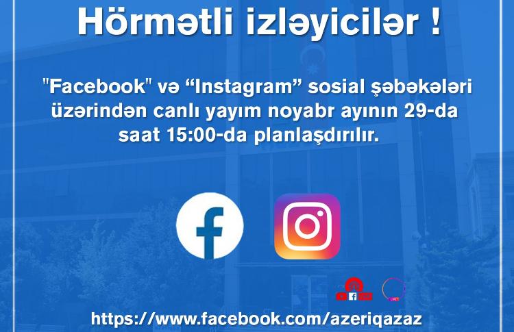 "Azəriqaz" İB rəhbərliyinin növbəti canlı yayımı planlaşdırılır 