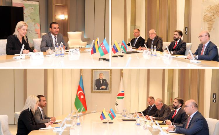 SOCAR prezidenti Venesuelanın ölkəmizdəki fövqəladə və səlahiyyətli səfiri ilə görüşüb 