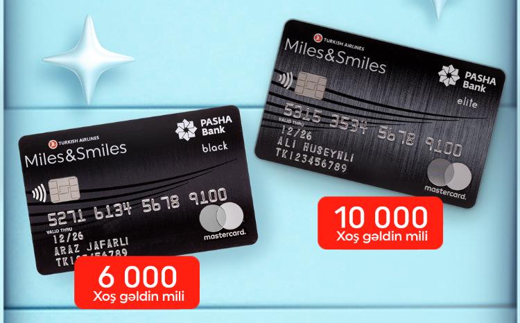 Yeni "Miles&Smiles PAŞA Bank" kart sahiblərinə 10 000-ə qədər "xoş gəldin" milləri təqdim olunur 