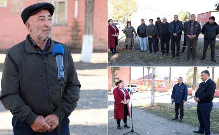 Qazax rayonunun Kosalar kəndinin sakinləri "Açıq mikrofon"da 