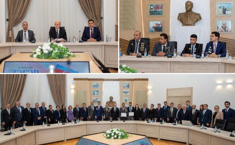 Energetika Nazirliyində Zəfər Gününə həsr olunmuş tədbir keçirilib 