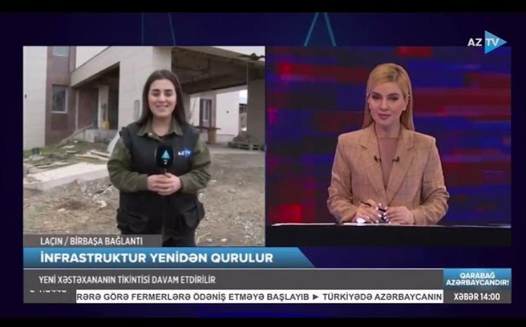 Laçında infrastrukturu yenidən qurulan XƏSTƏXANADAN BİRBAŞA BAĞLANTI