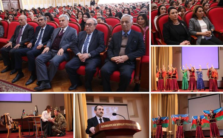 ADPU-da "Zəfərli yurdum" mövzusunda tədbir keçirilib 