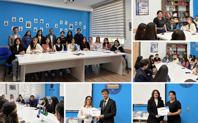 BDU-nun Jurnalistika fakültəsində "Zəfərin carçıları" esse müsabiqəsinin qalibləri mükafatlandırılıb 