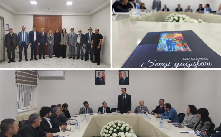Anar Məcidzadənin "Sevgi yağışları" kitabının təqdimatı olub 
