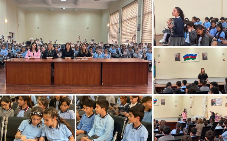 AQTİ mütəxəssisləri məktəbliləri sağlam qidalanma ilə bağlı məlumatlandırıb 