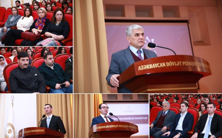 ADPU-da kibertəhlükəsizlik trendləri və kibertəhlükəsizlik təhsili mövzusunda maarifləndirmə tədbiri keçirilib 