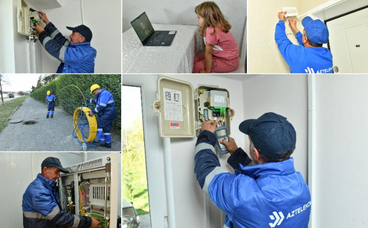 "Aztelekom" Şuşa şəhərini yüksəksürətli internetlə təmin edir 
