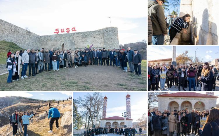 Medianın İnkişafı Agentliyinin təşkilatçılığı ilə regional media nümayəndələrinin Şuşaya səfəri baş tutub 