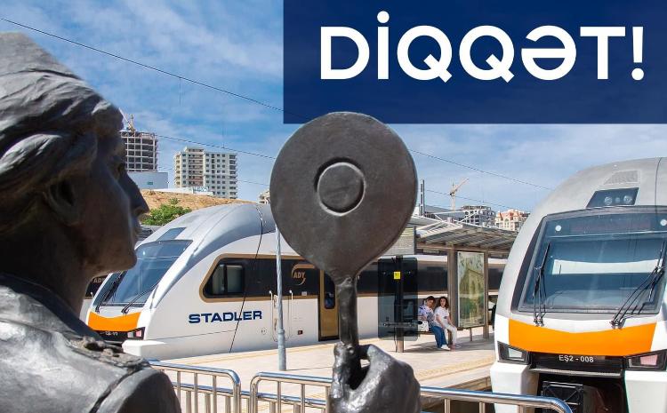 Sərnişin və yük qatarlarında sürət həddi bərpa olunub 