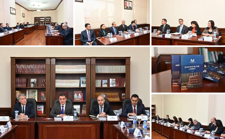 Milli Məclisdə "Qanunvericilik lüğəti" kitabının təqdimat mərasimi keçirilib 