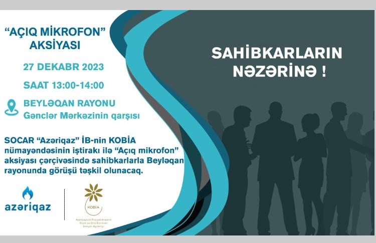 Sahibkarlarla növbəti görüş Beyləqan rayonunda keçiriləcək 