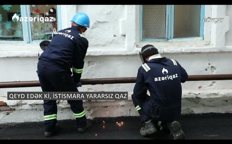Bu rayon və kəndlərdə istismara yararsız qaz xətləri yenilənir - VİDEO