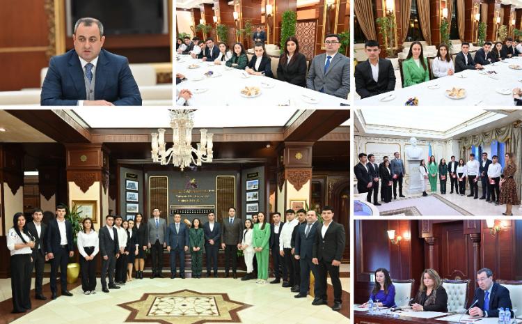 Milli Məclisdə Qazax rayonundan olan bir qrup fəal gənclə görüşlər keçirilib 