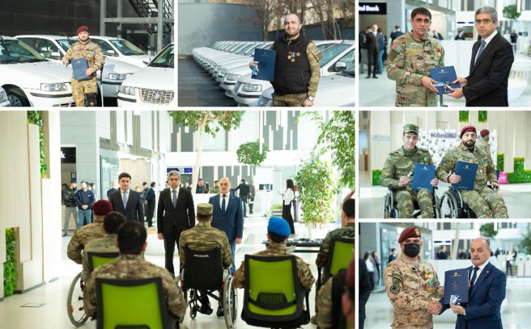 Müharibə ilə əlaqədar əlilliyi olan şəxslərə daha 50 avtomobil verilib 