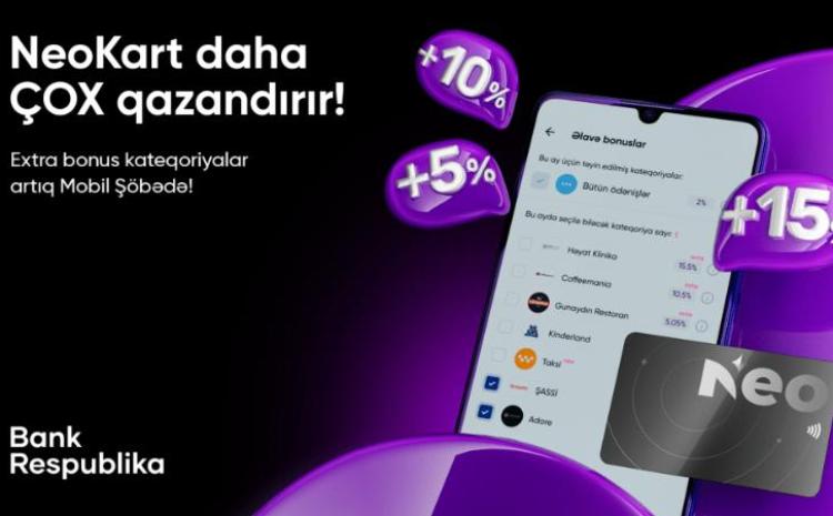NeoKart ilə artıq Extra Bonuslar qazana biləcəksiniz! 