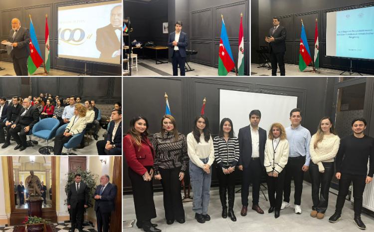 Heydər Əliyev Budapeşt Azərbaycan Evində yad edilib 
